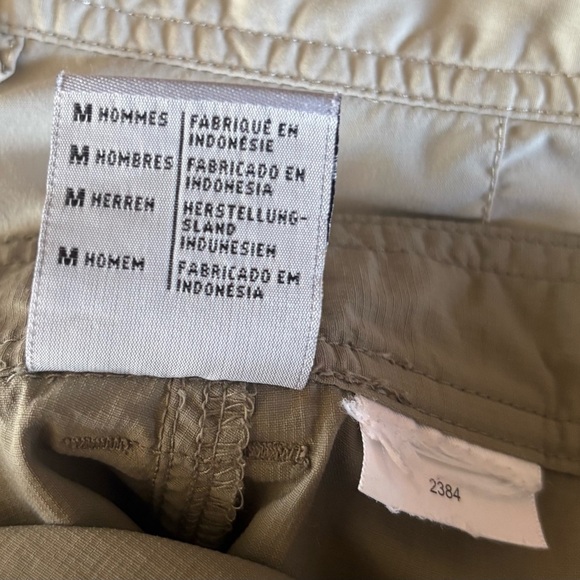 Columbia Titanium Omni-Dry Khaki Green Waterproof Hiking/Trail Cargo Shorts M - Picture 10 of 10